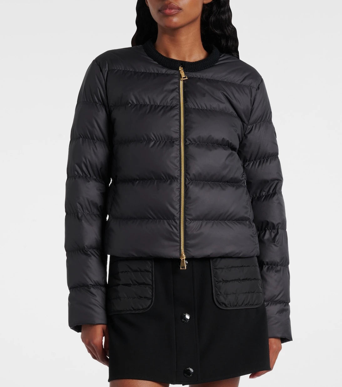 Moncler - Cropped down jacket