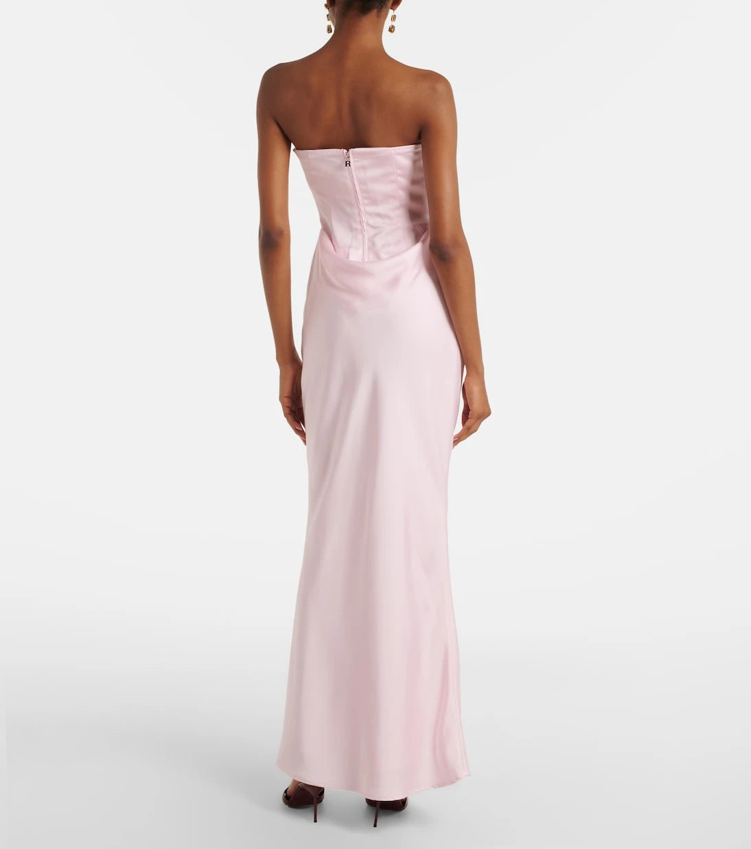 Rotate - Corsage draped satin gown