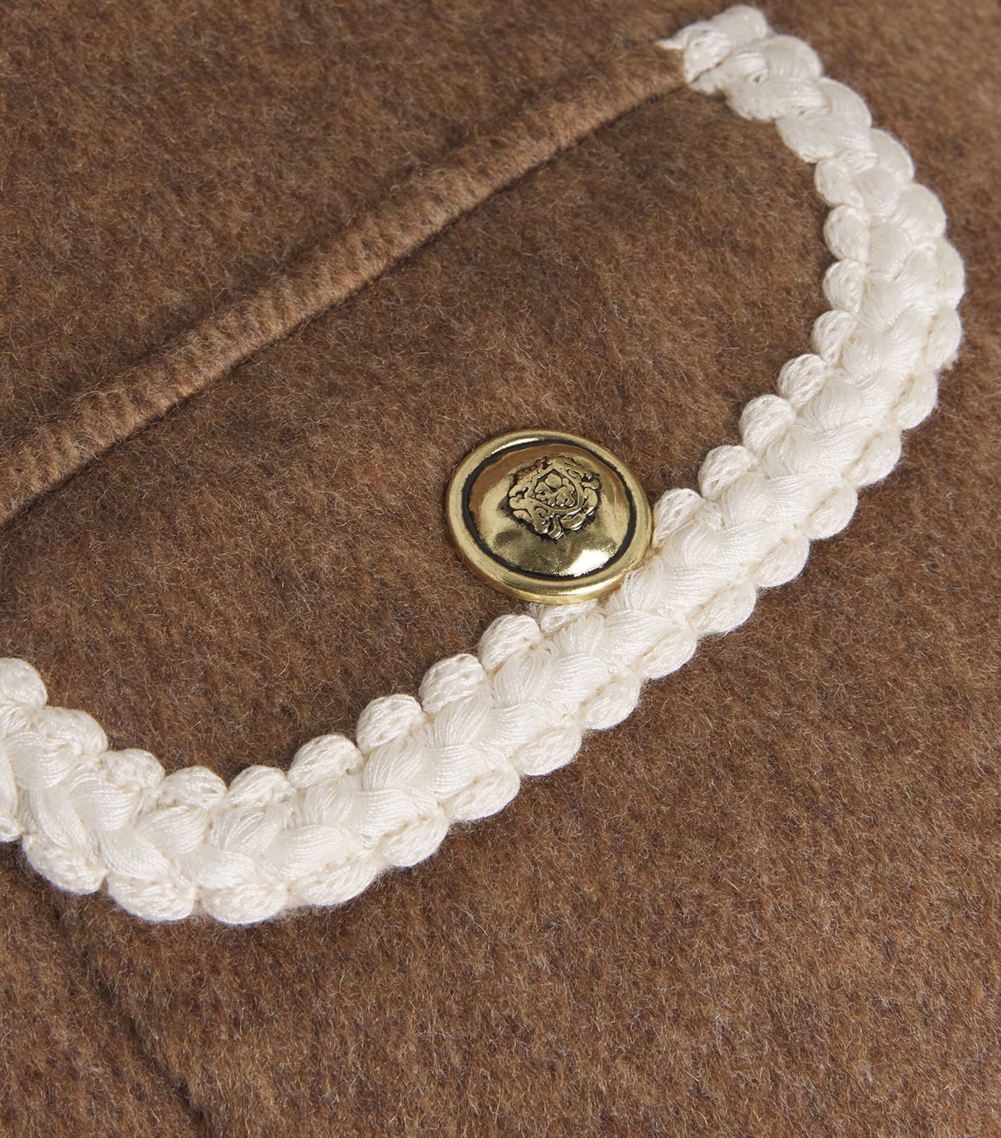 Wool-Blend Double-Faced Jacket DARK BLOND