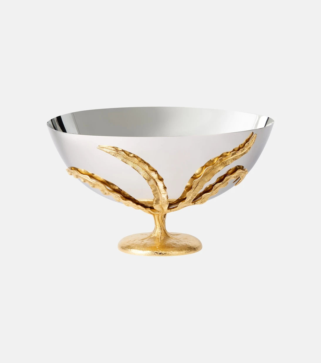 L'Objet - Fern Large 24kt gold-plated bowl
