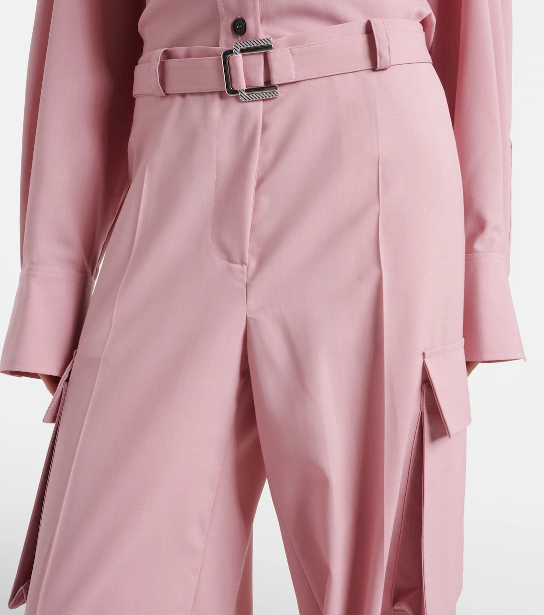 The Attico - Belted cargo pants