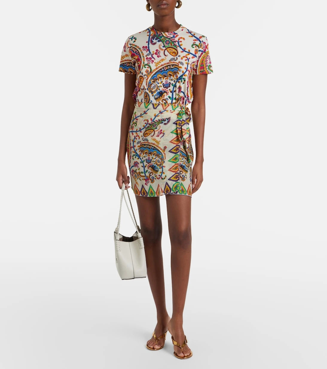 Etro - غطاء شاطئ شفاف بنقشة بيزلي
