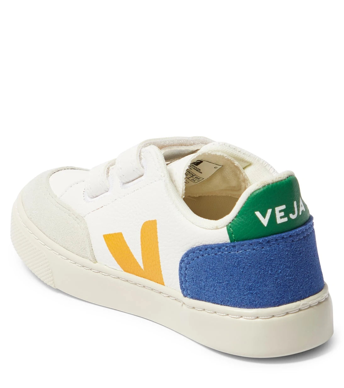 Veja Kids - V-12 ChromeFree leather low-top sneakers