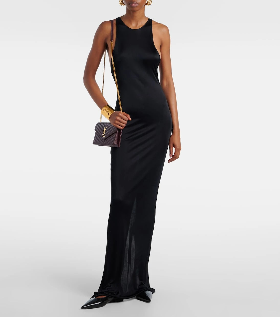Saint Laurent - Carolyn leather ballet flats