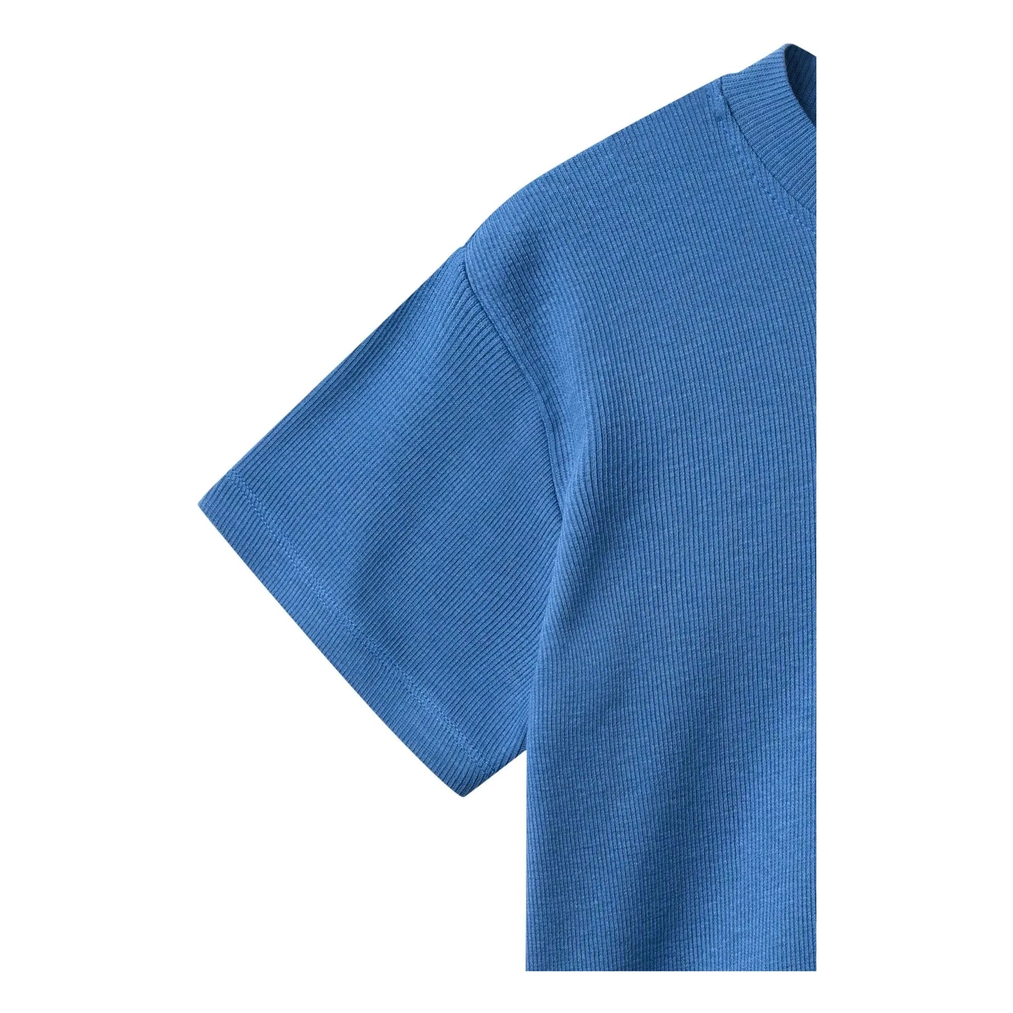 Copenhagen Colors - Organic Cotton and Modal T-Shirt | Indigo blue