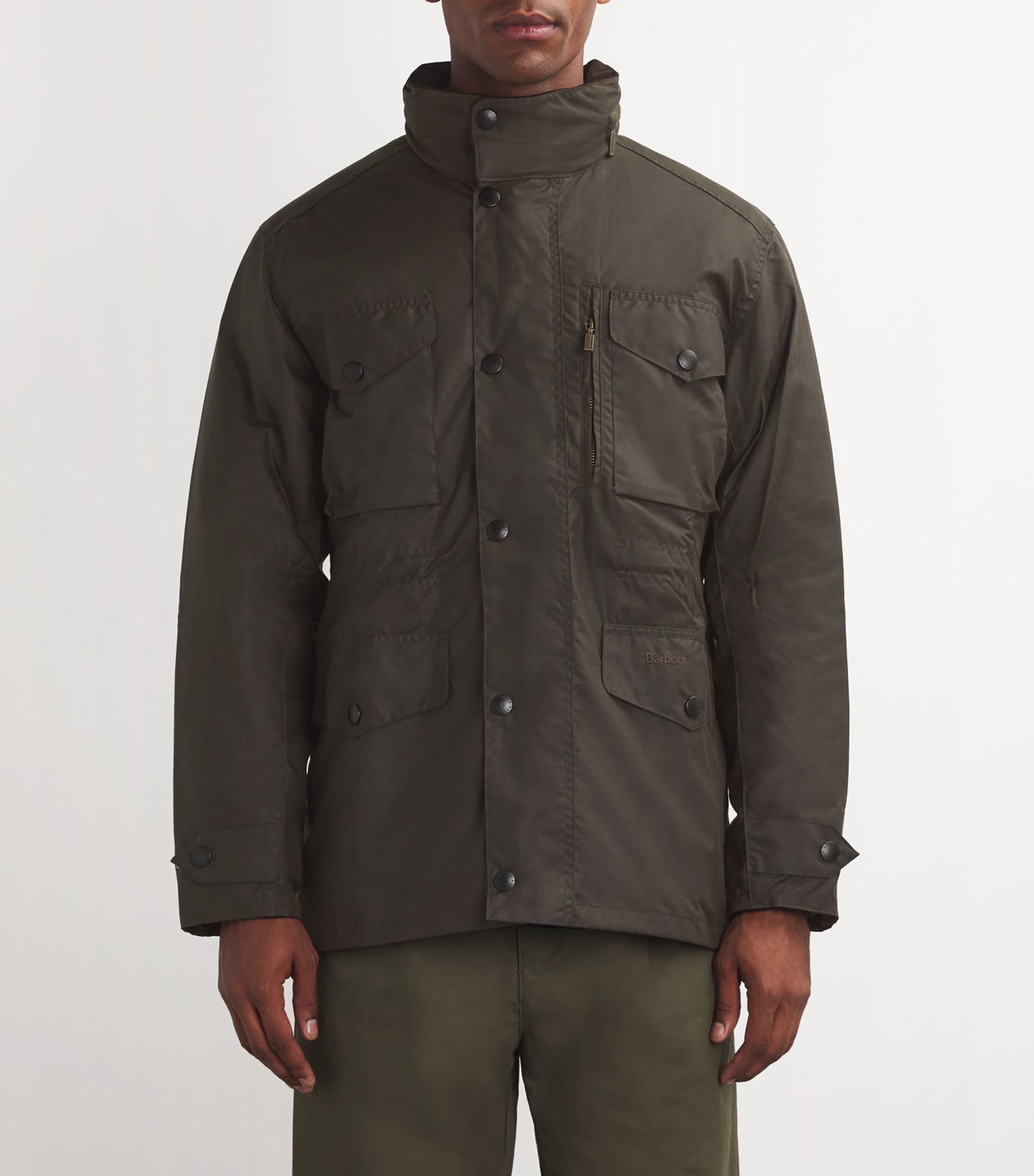 Green Waxed Sapper Jacket