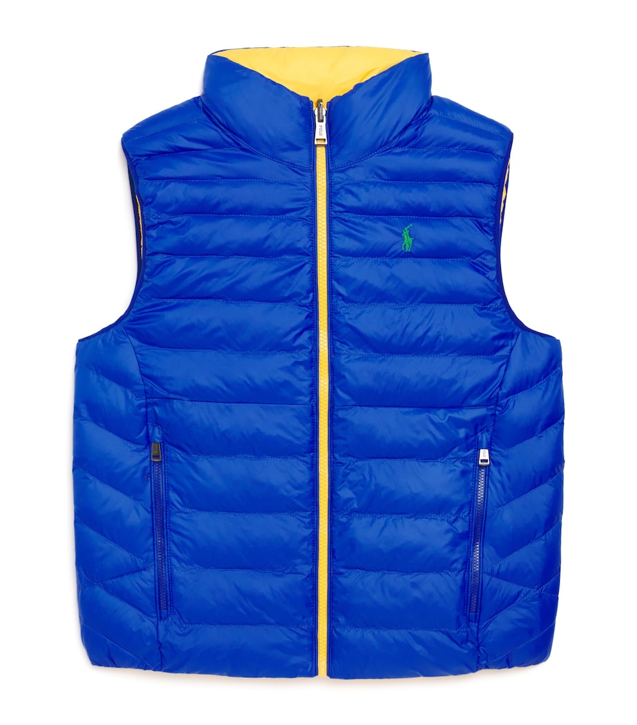 Ralph Lauren Kids Quilted Polo Pony Gilet (6-14 Years)