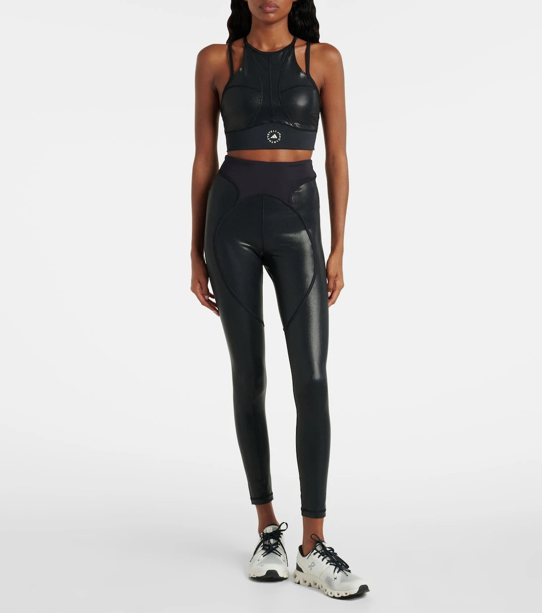 Adidas by Stella McCartney - Lamé sports bra