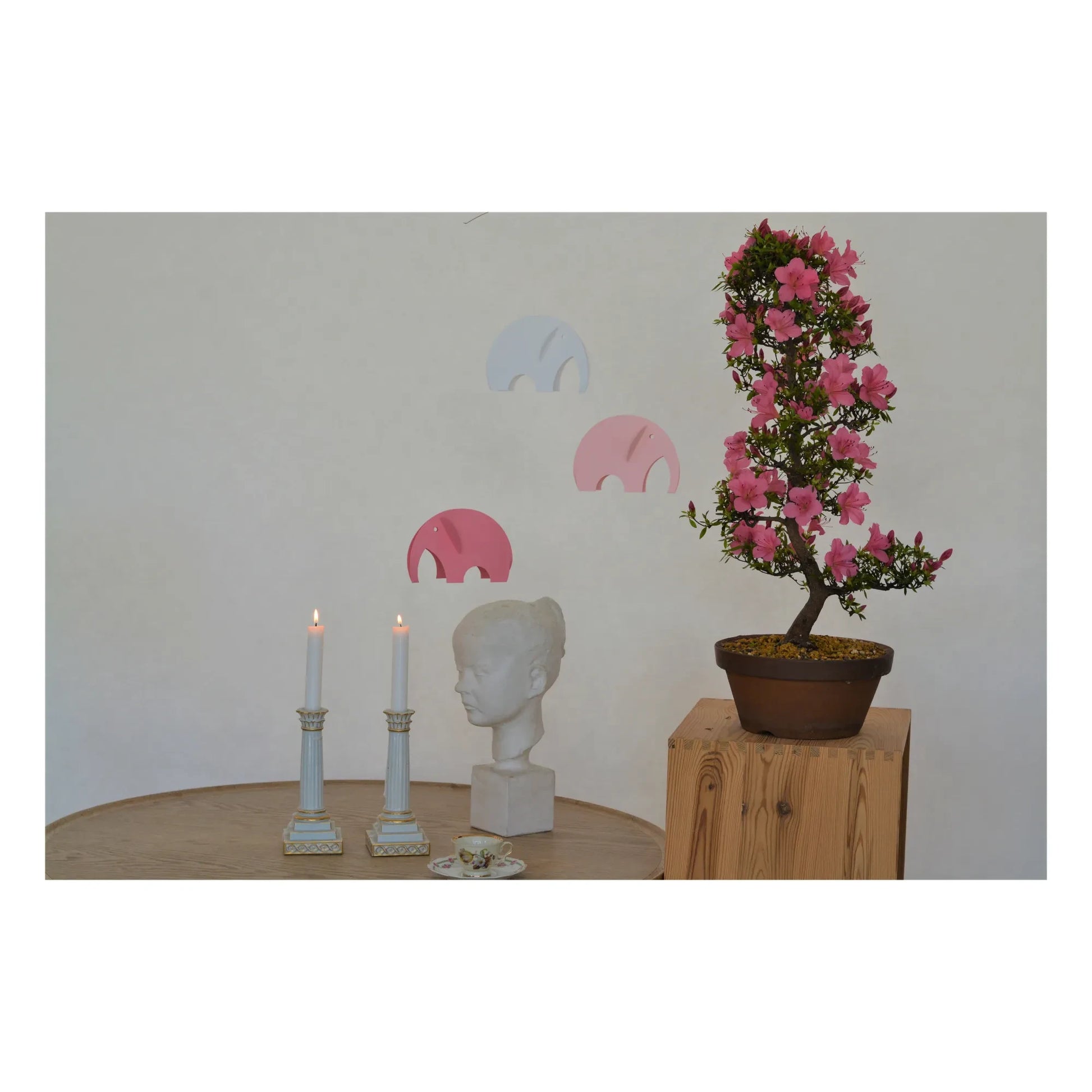 Flensted - Elephant Mobile | Pink