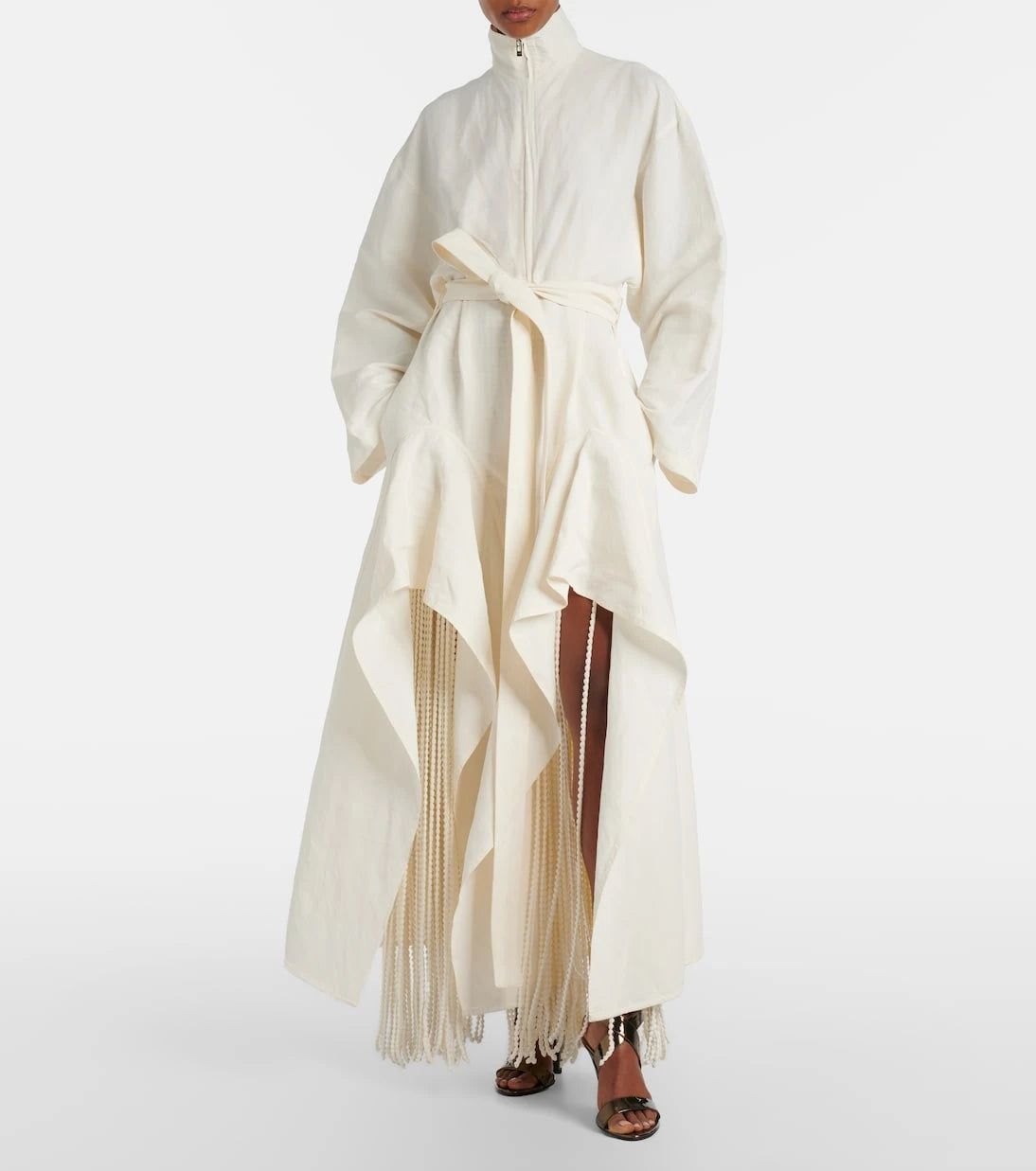 Alaïa - Trompe l’œil wide-leg pants