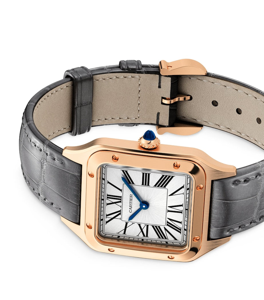 Rose Gold Santos-Dumont Watch 31.4mm