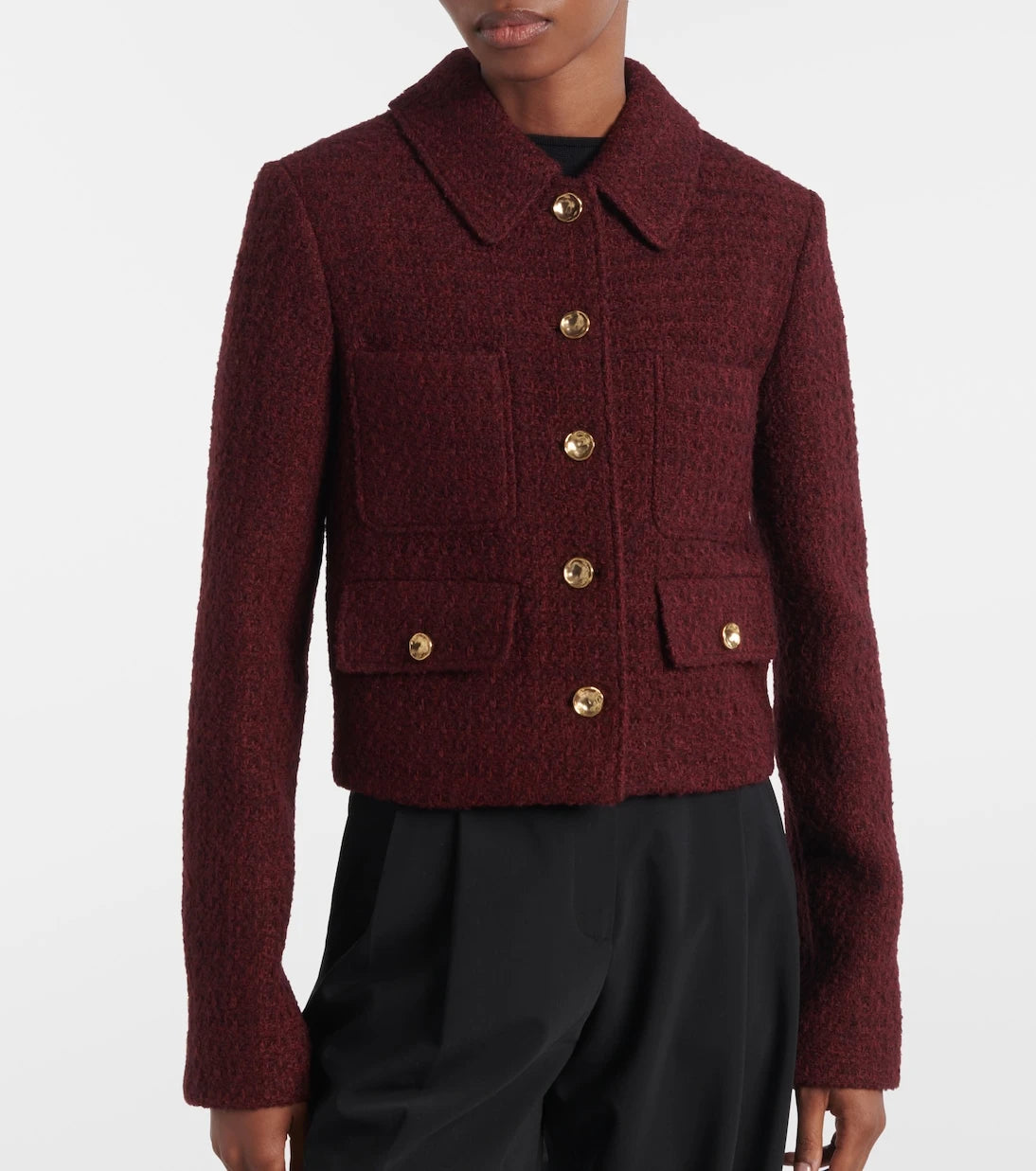 Altuzarra - Astley cropped tweed jacket