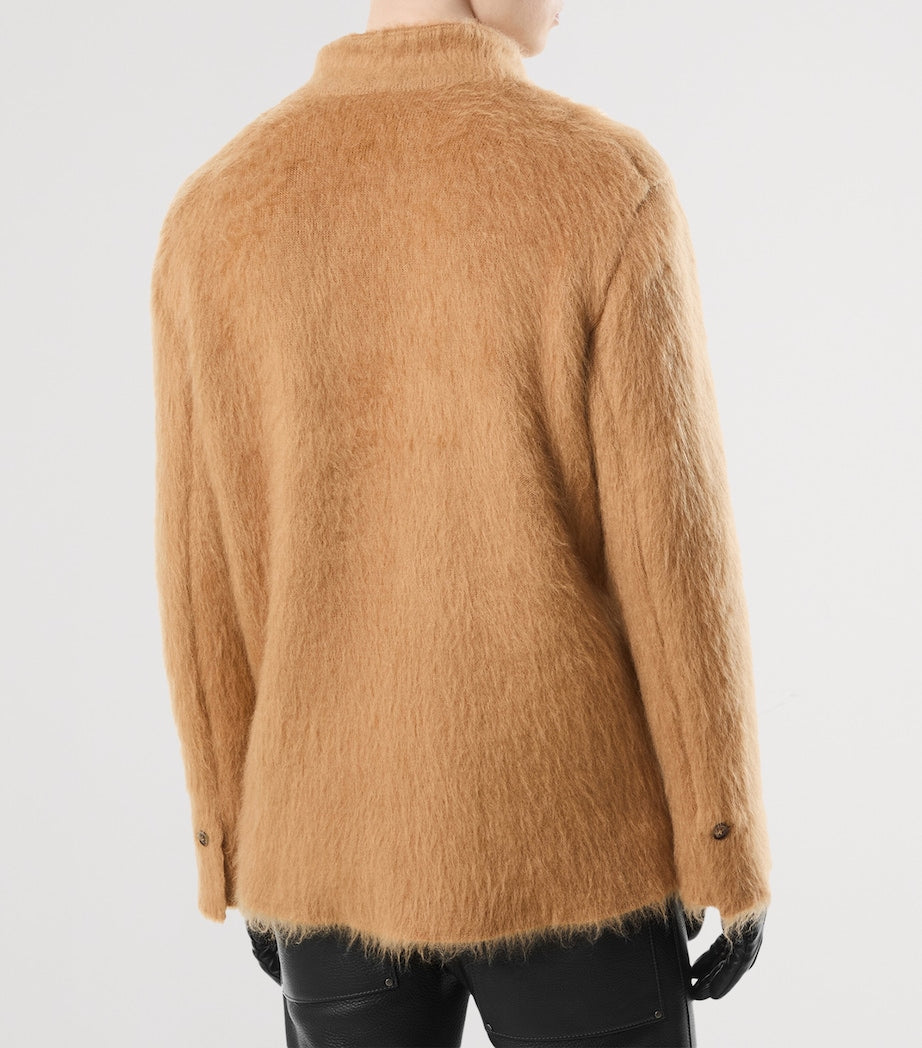 TOM FORD Beige Cashmere-Mohair-Silk Jacket