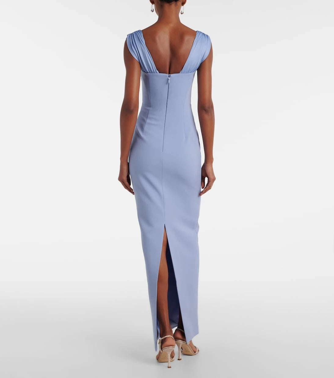 Rachel Gilbert - Malia embellished crêpe corset gown