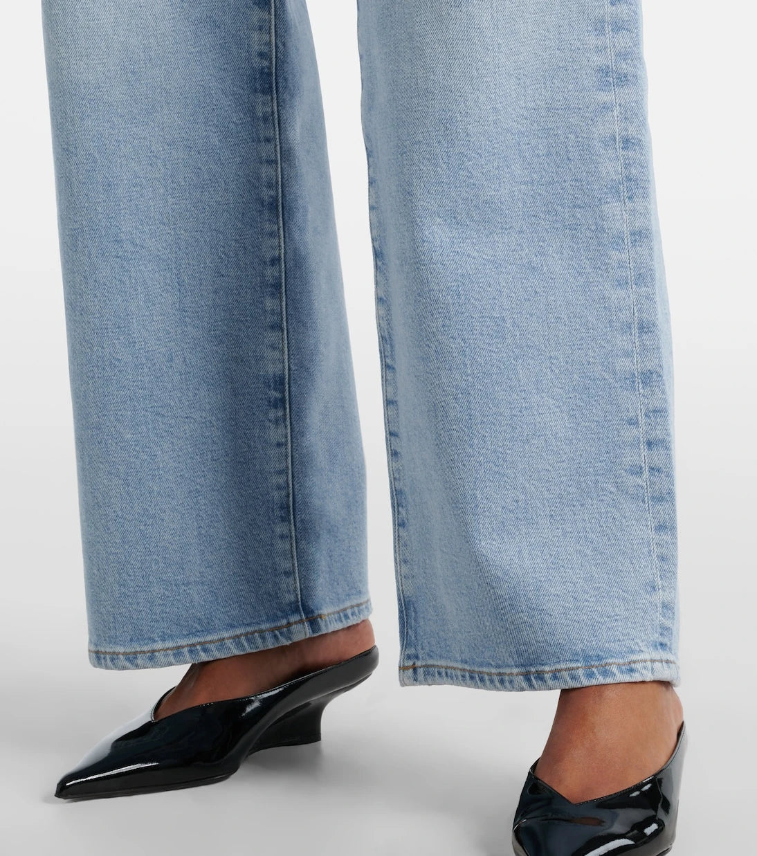Agolde - Harper high-rise wide-leg jeans
