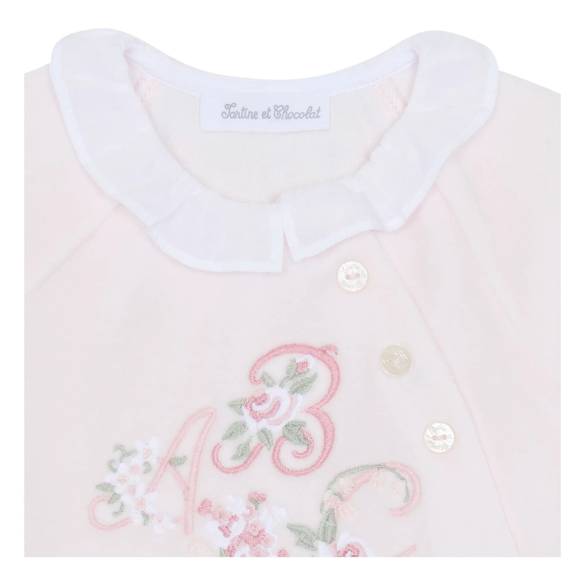 Tartine et Chocolat - ABC Flowery Pyjamas | Pale Pink