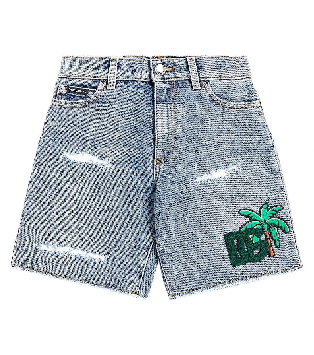 Dolce&Gabbana Kids - شورت جينز DG
