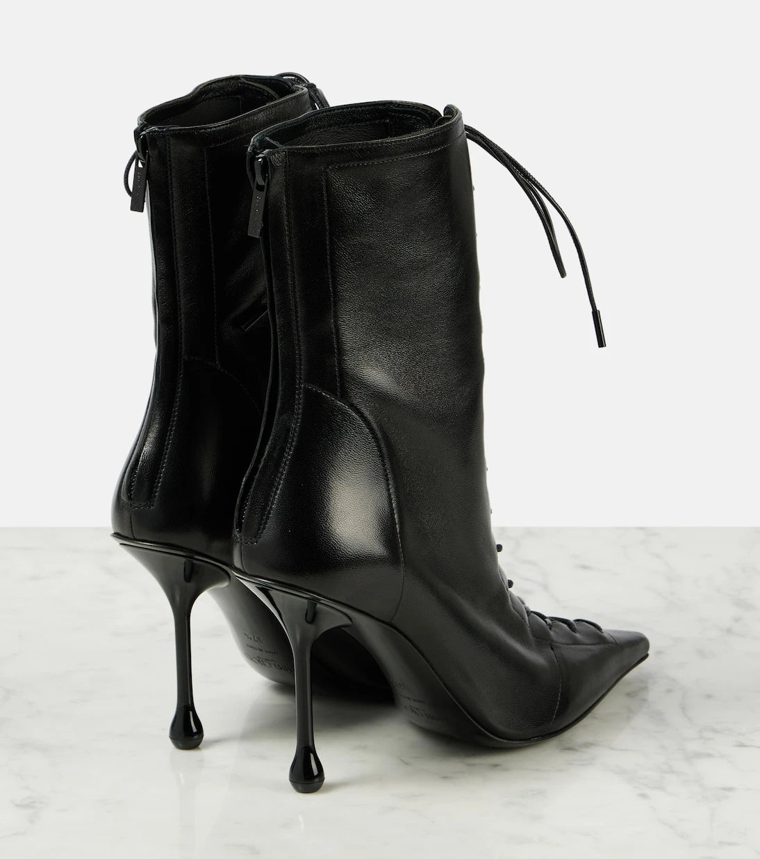 Jimmy Choo - Scarlett 95 leather lace-up boots