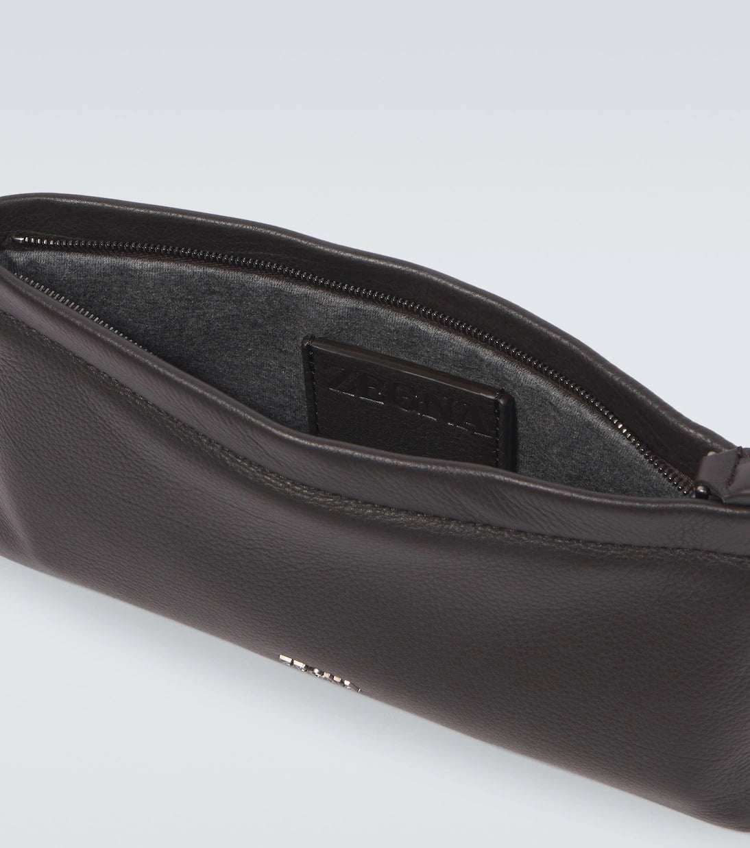 Zegna - Secondskin leather toiletry bag
