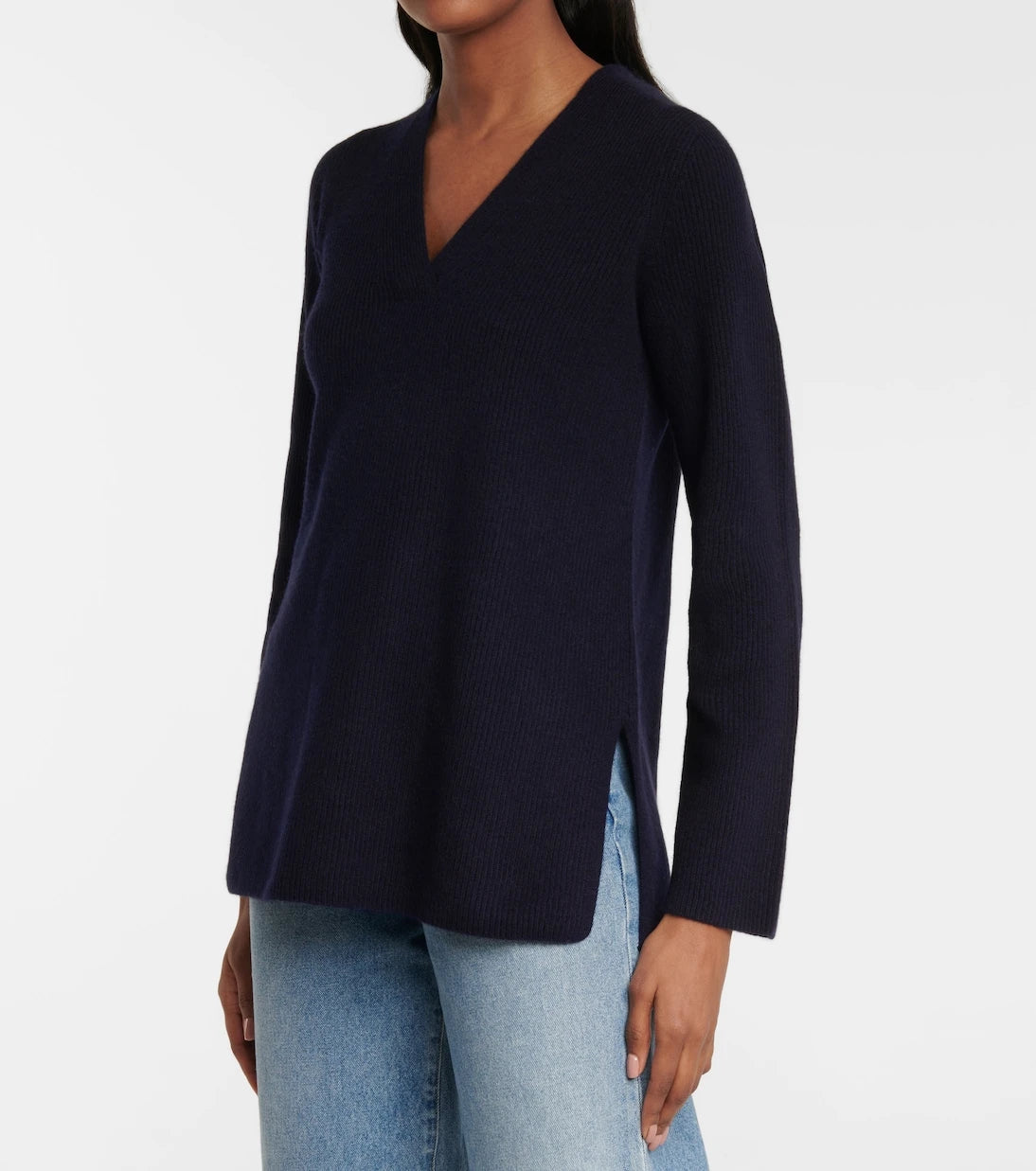 Vince - Ribbed-knit wool and cashmere sweater