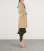Burberry Beige Gabardine Mid-Length Chelsea Heritage Trench Coat