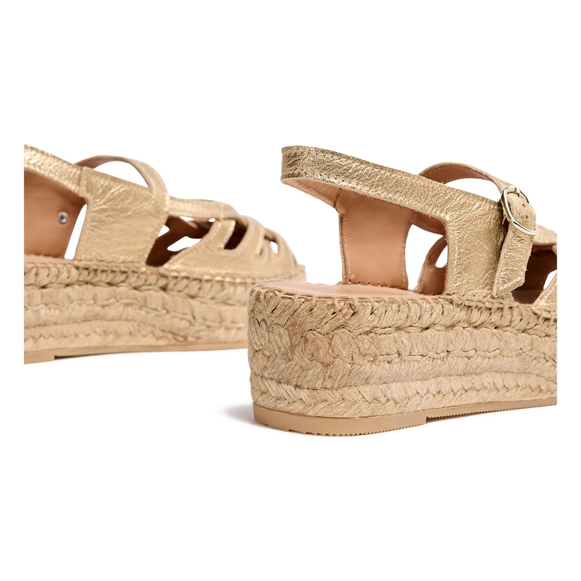 Naguisa - Thalis Espadrilles Metallic | Gold