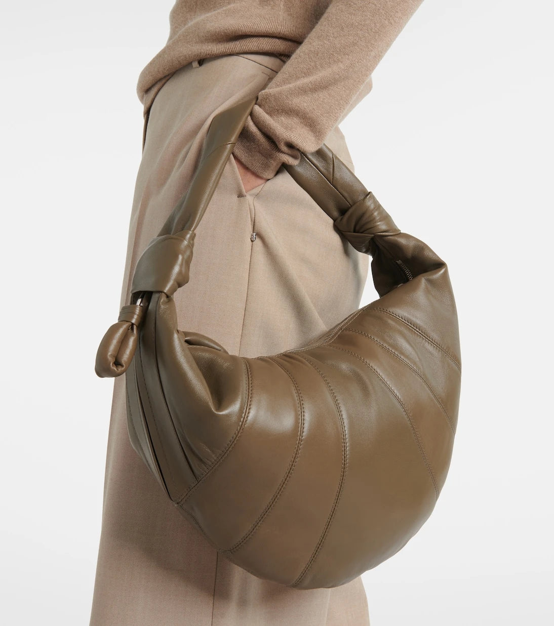 Lemaire - Fortune Croissant leather shoulder bag