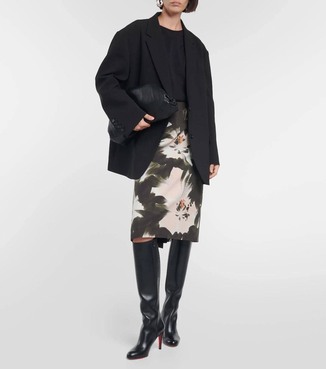 Christian Louboutin - Pumppie Botta leather knee-high boots