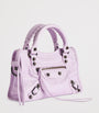 Balenciaga Purple Mini Leather Le City Top-Handle Bag
