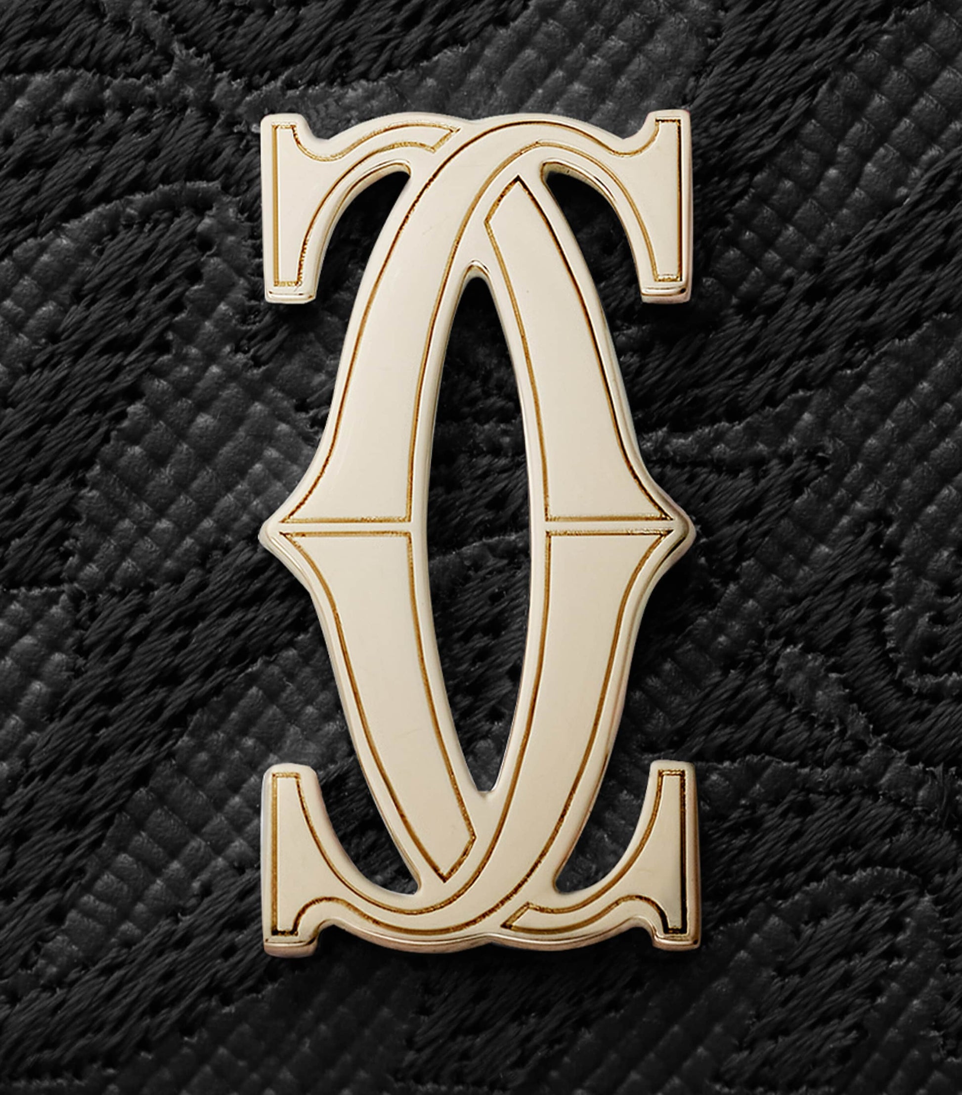 Cartier Black Mini Leather C de Cartier Wallet