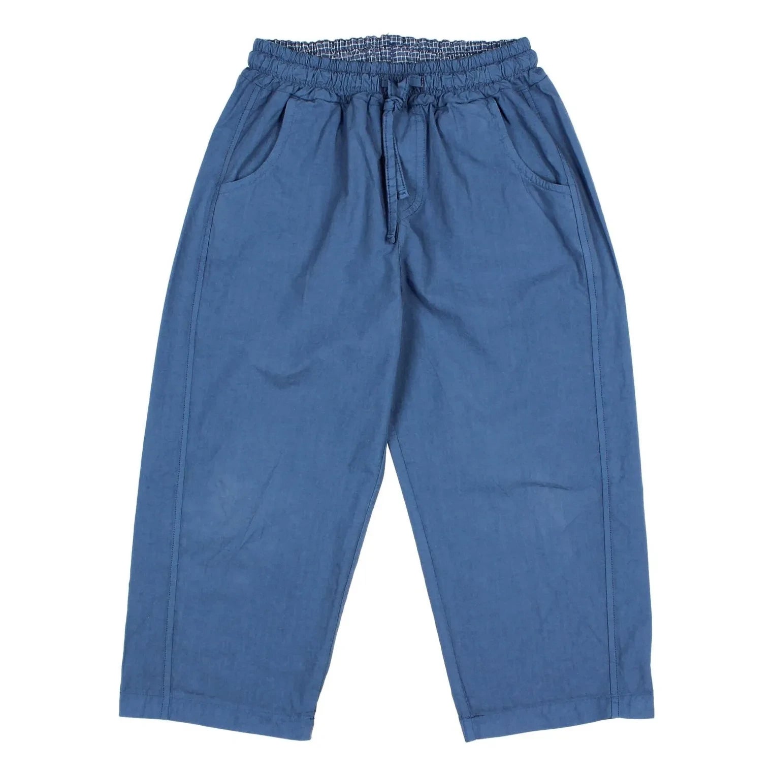 Búho - Organic Cotton Poplin Trousers | Navy blue