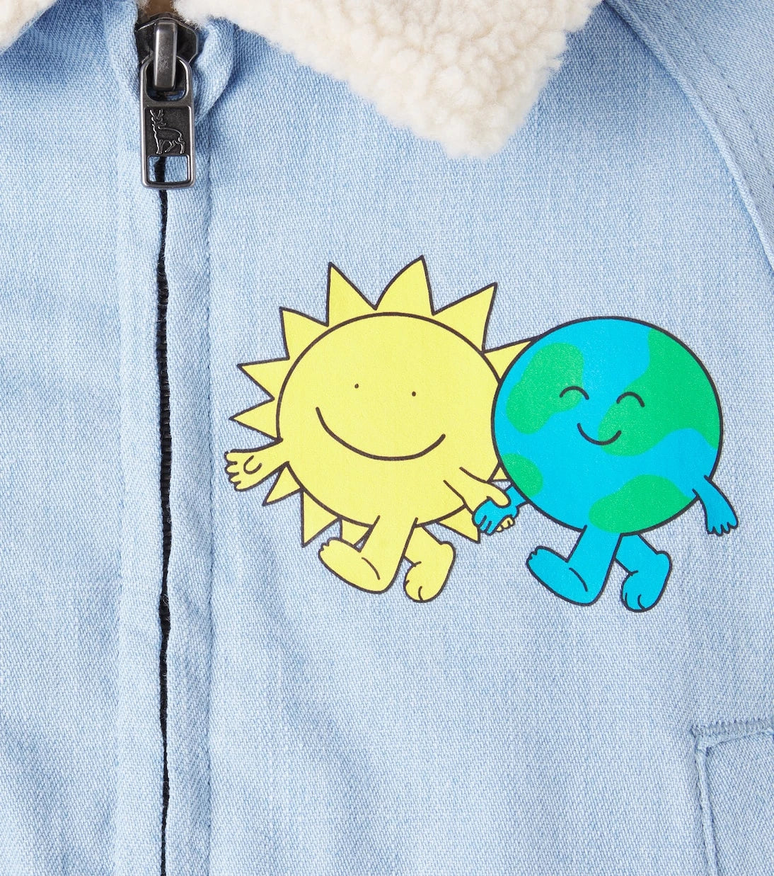 Stella McCartney Kids - Baby printed denim jacket