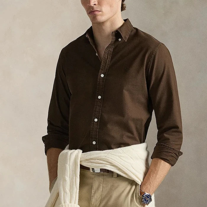 Polo Ralph Lauren риза мъжка от памук