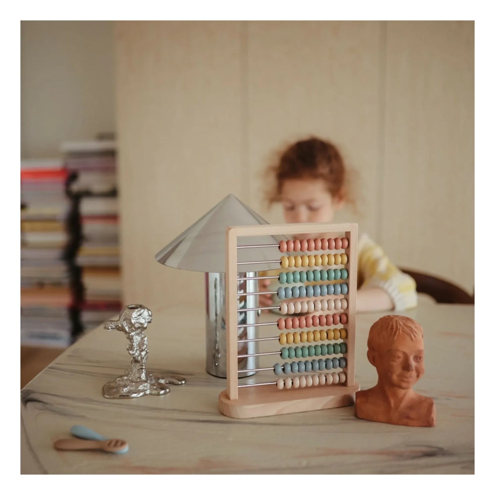Mushie - Wooden abacus