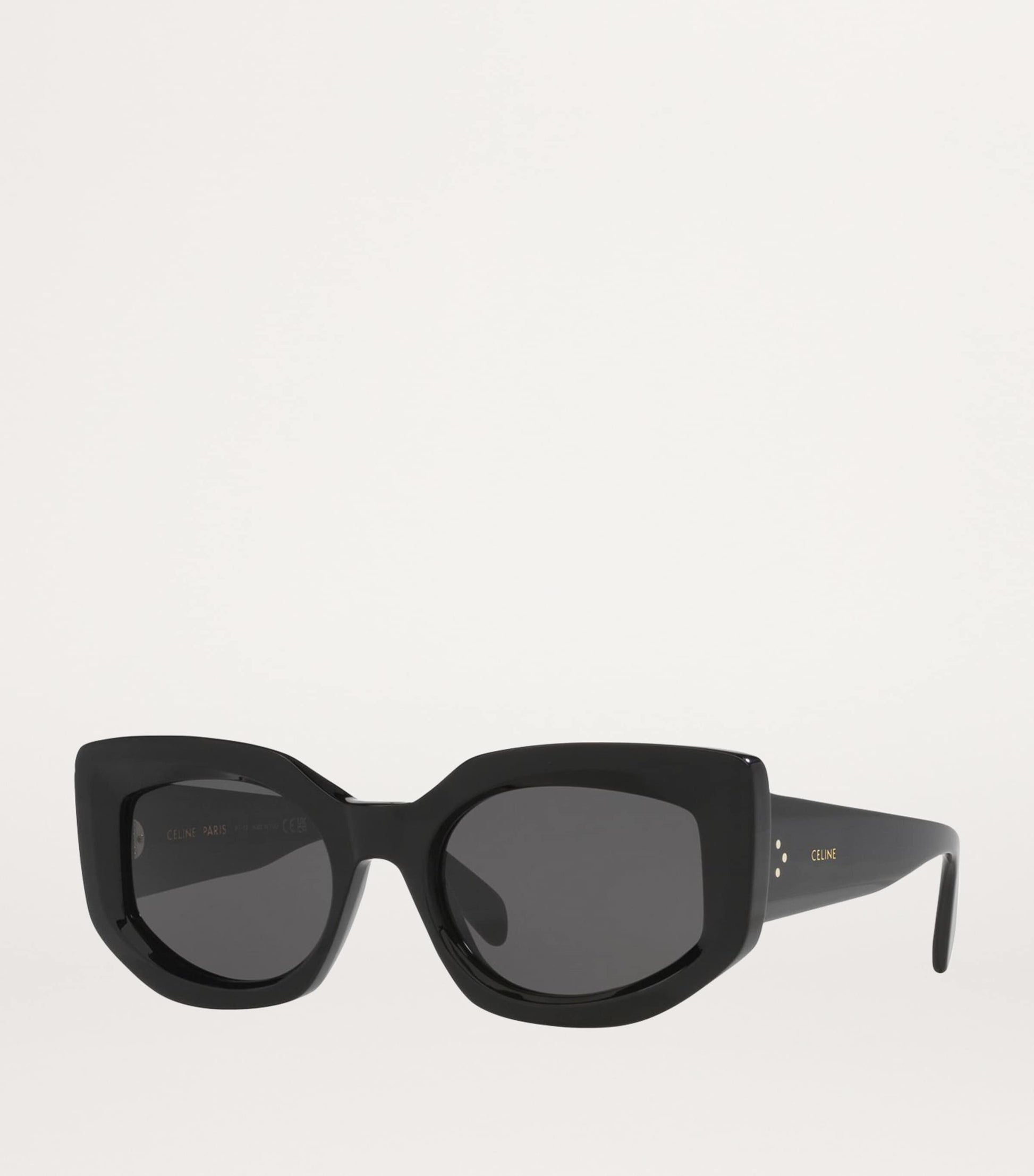Celine Black Bold 3 Dots Sunglasses