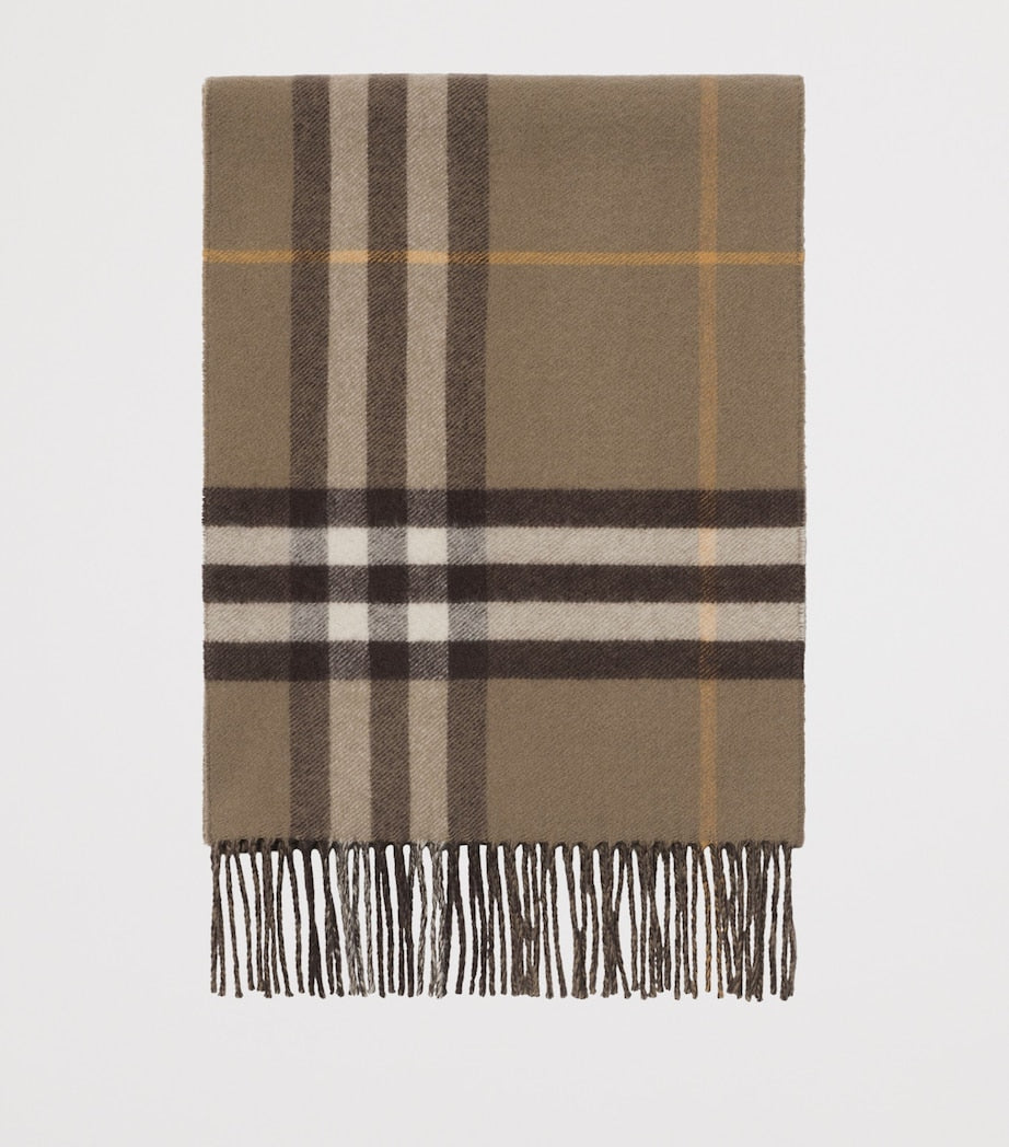 Cashmere Reversible B Shield Scarf