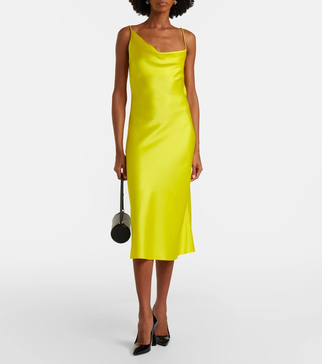 Stella McCartney - Draped satin slip dress