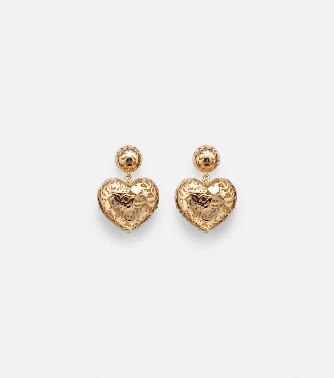 Sydney Evan - Icon Wallpaper 14kt gold drop earrings