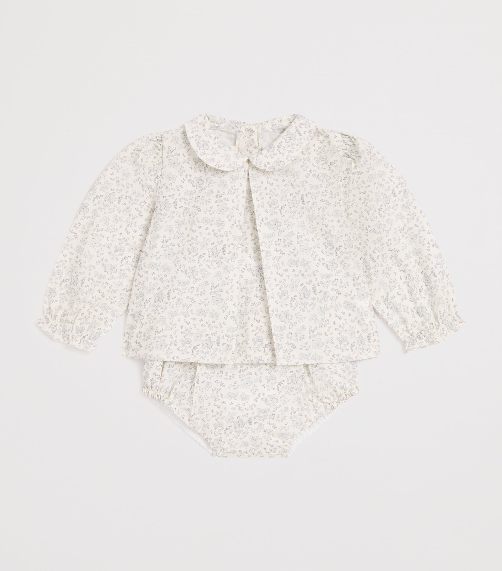 Marie-Chantal Cotton Athena Bonnie Blouse and Bloomers Set (3-18 Months)
