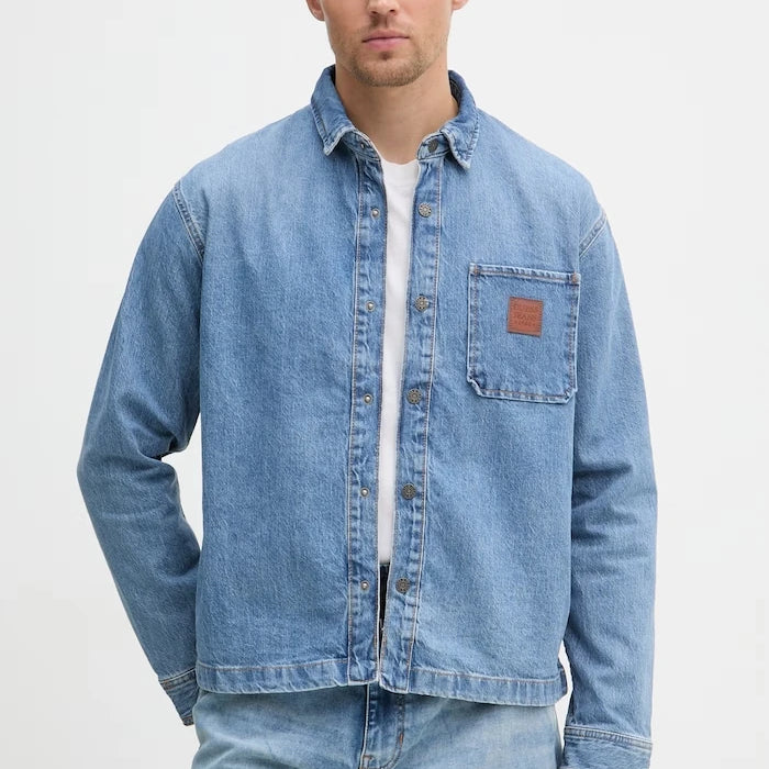 Guess Jeans Риза мъжка от деним