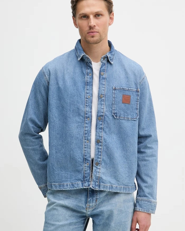 Guess Jeans Erkek Denim Gömlek