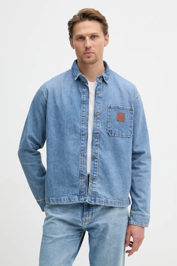 Guess Jeans Риза мъжка от деним
