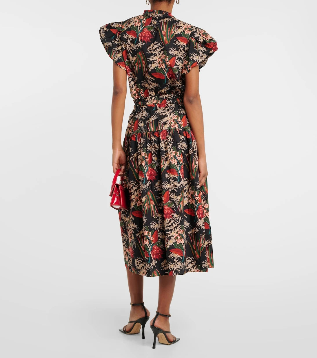 Ulla Johnson - Fernanda cotton poplin midi skirt