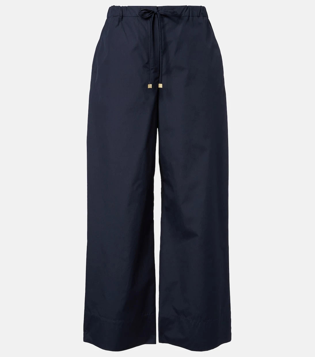 'S Max Mara - Cotton cropped wide-leg pants