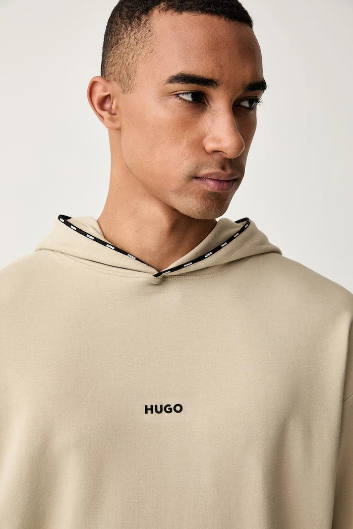 HUGO kapüşonlu erkek pamuklu sweatshirt NOAH HOODIE