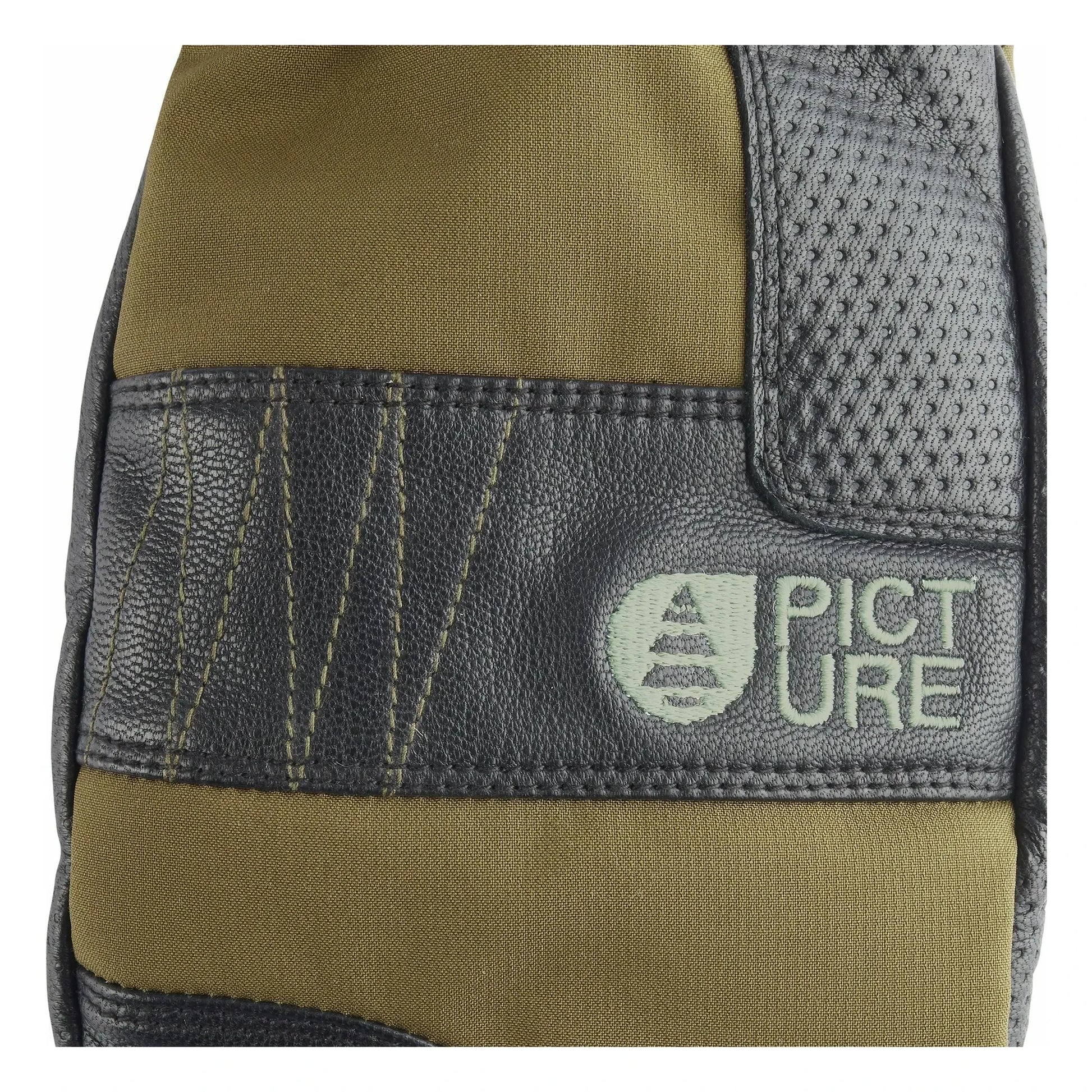 Picture - Anna Ski Mittens | Khaki