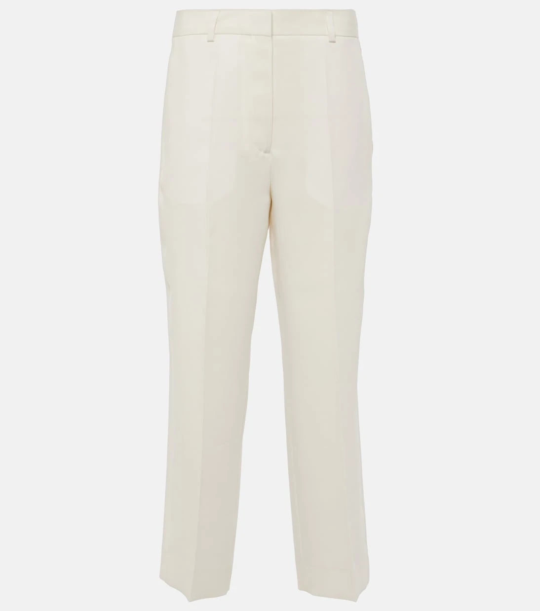Toteme - High-rise cropped straight pants