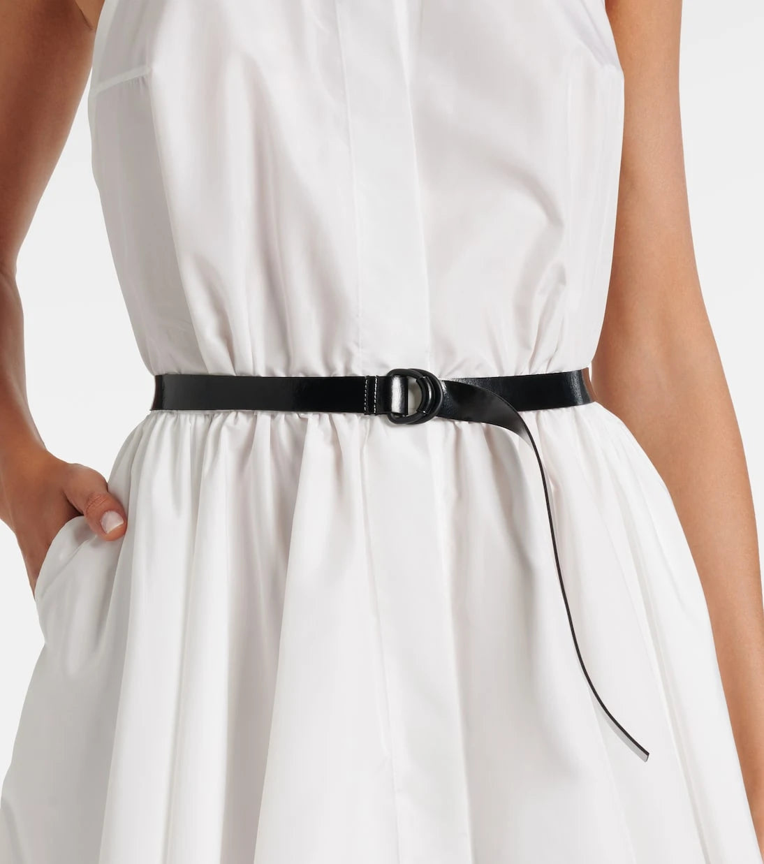 Norma Kamali - Halterneck habotai minidress