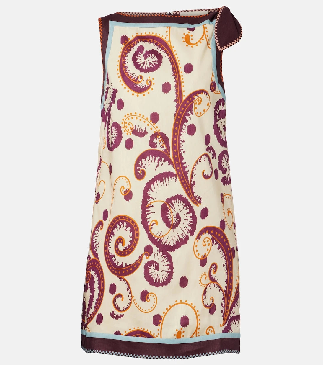 Alémais - Wilson printed linen and silk minidress