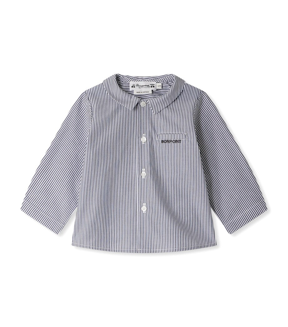 Cotton Boubou Stripe Shirt (6-36 Months)